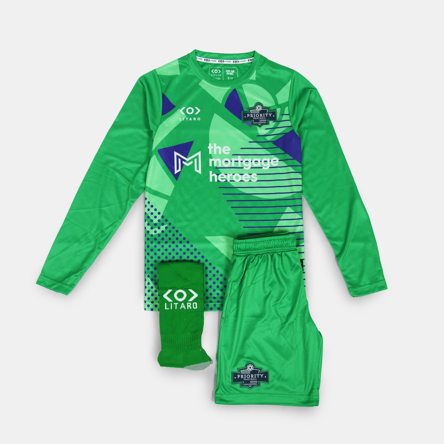 Litaro Priority Football - Kids Full Goalkeepers Kit